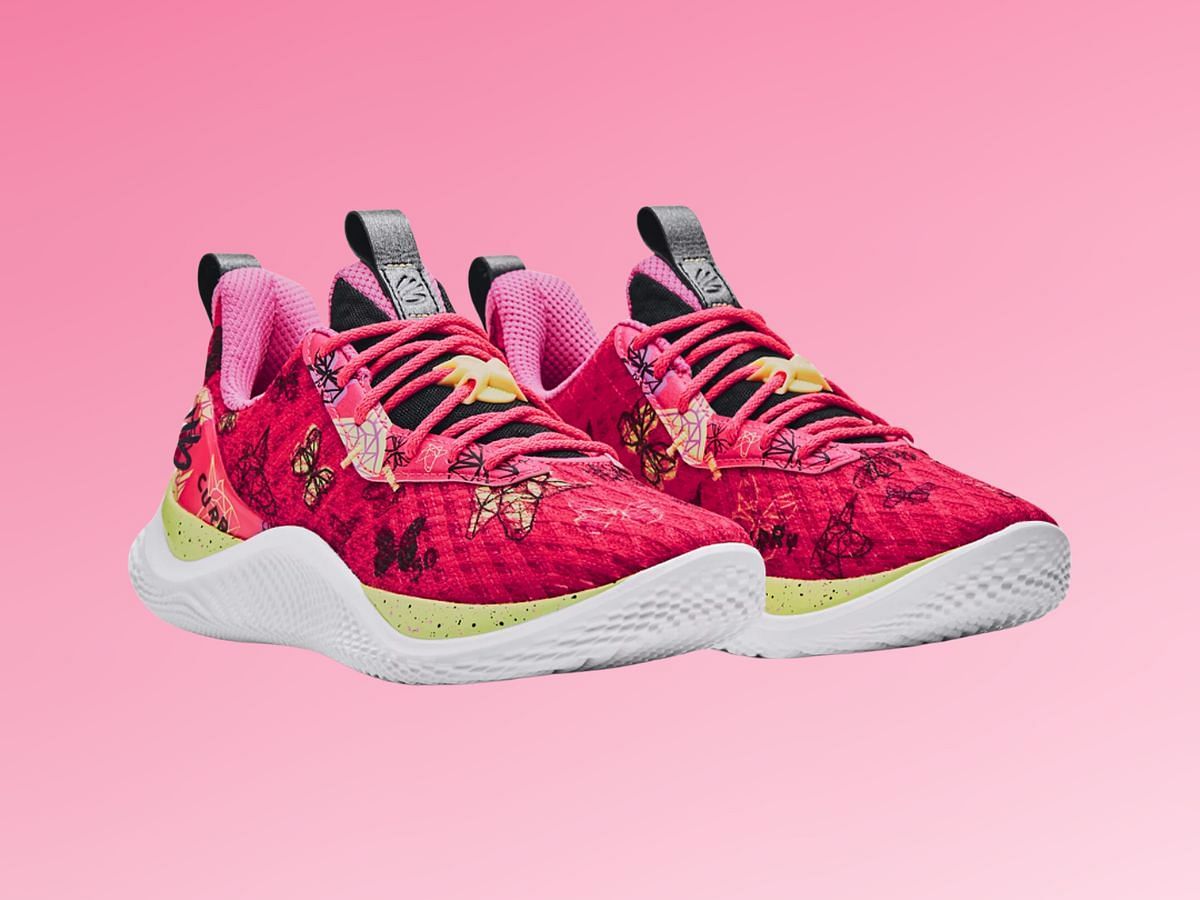 Unisex Curry Flow 10 &#039;Unicorn &amp; Butterfly&#039; Basketball Shoes (Image via Under Armour)