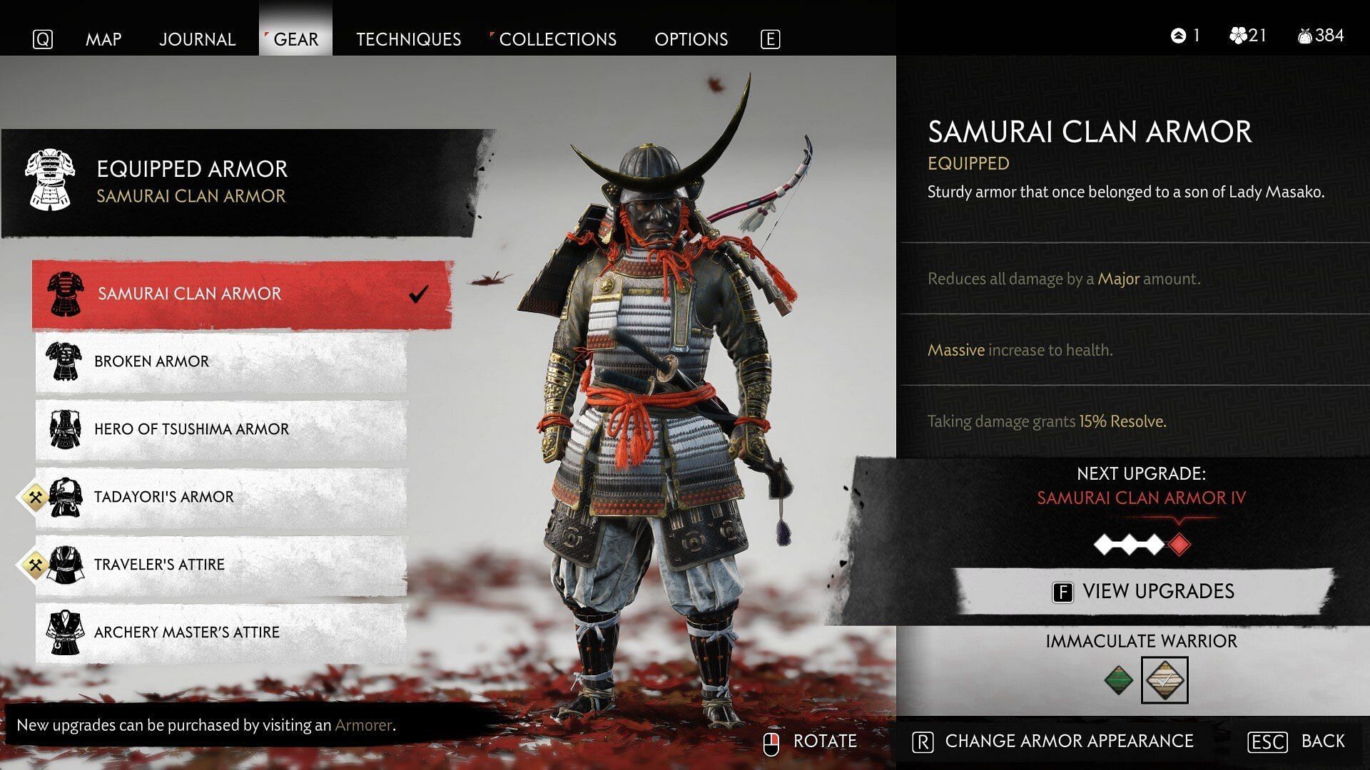 The Samurai Clan Armor (Image via Nixxes Software)