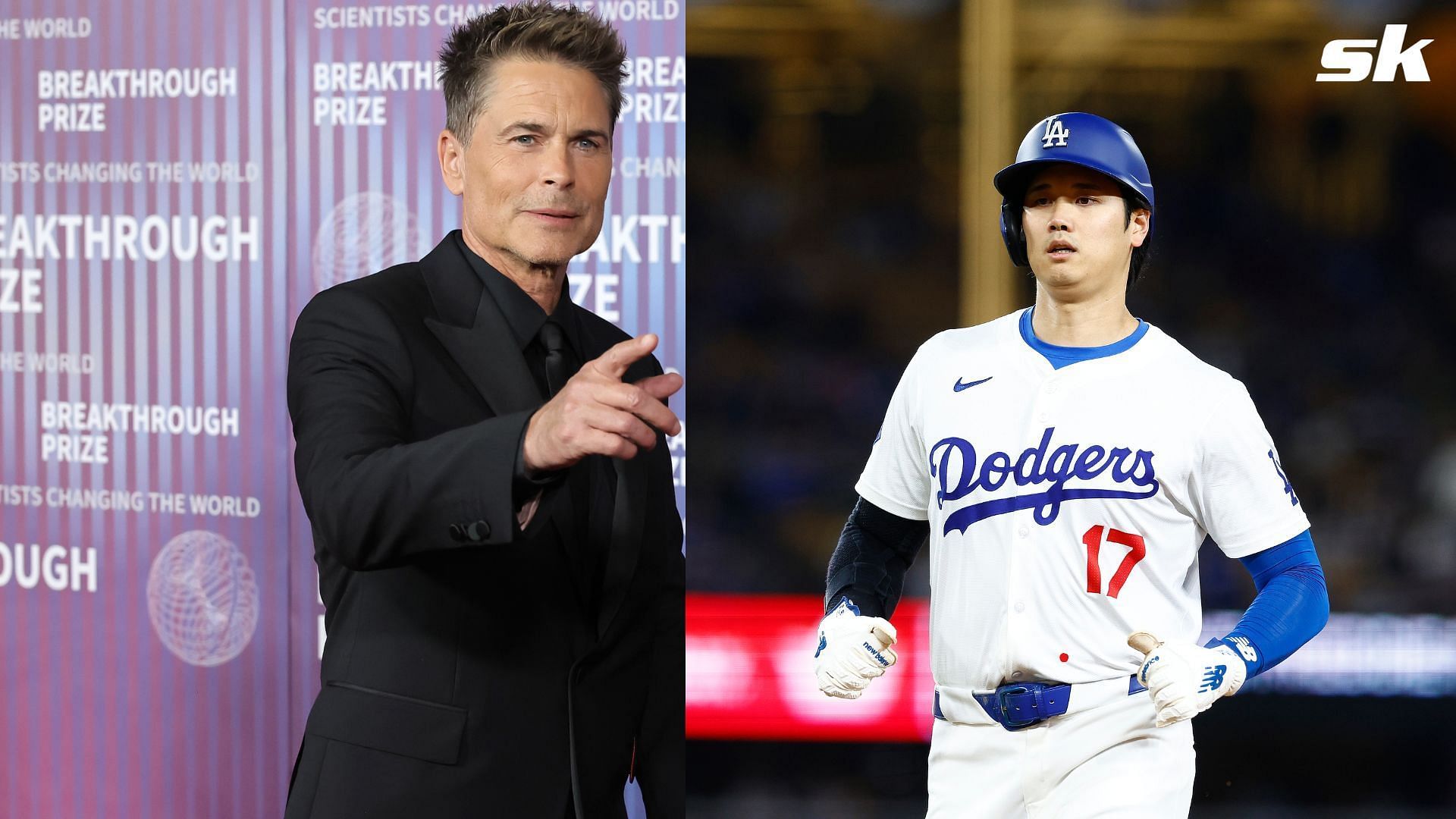 Actor Rob Lowe was all praise for Shohei Ohtani