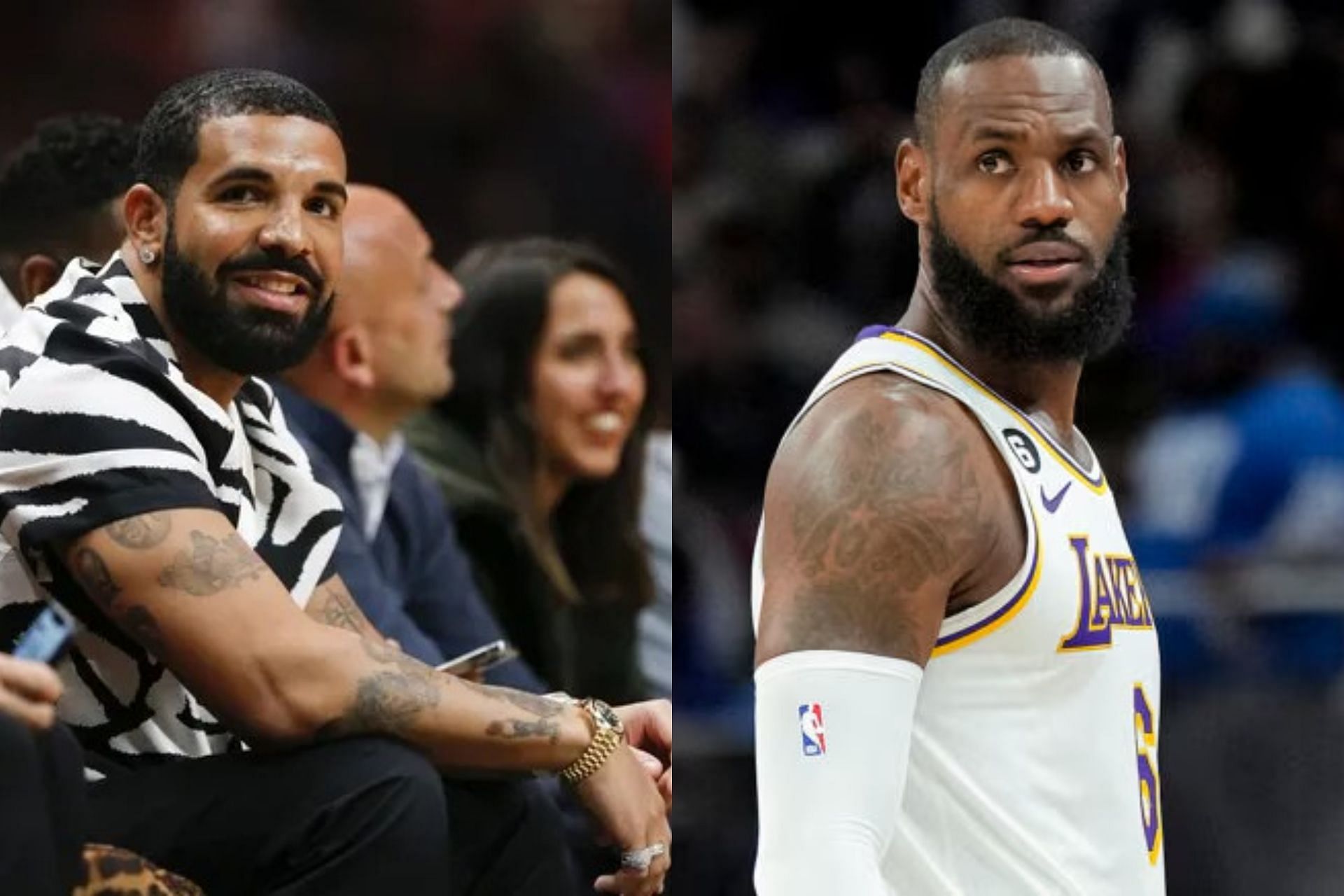 Drake has been accused of lying to LeBron James! (Getty, NBA)