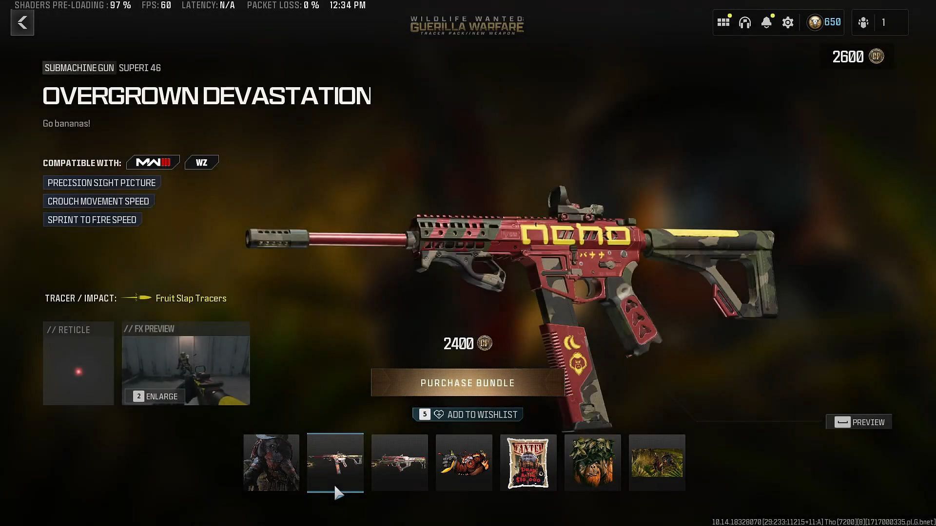 Overgrown Devastation weapon blueprint in MW3 and Warzone (Image via Activision|| via CamoFlauge on YouTube)