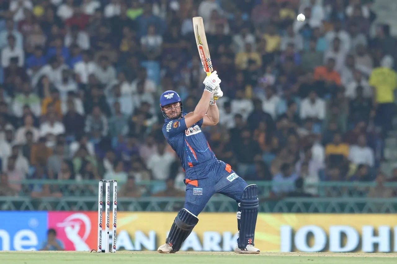 Marcus Stoinis top-scored for LSG with a 21-ball 36. [P/C: iplt20.com]