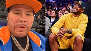 In Photos: Fat Joe, Carmelo Anthony & other celebrities spotted courtside for Knicks vs 76ers in New York