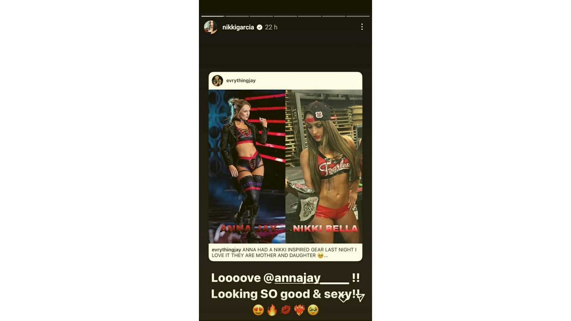 Nikki Bella responded to Anna Jay's tribute to her on Collision