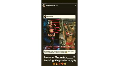 Nikki Bella responded to Anna Jay's tribute to her on Collision