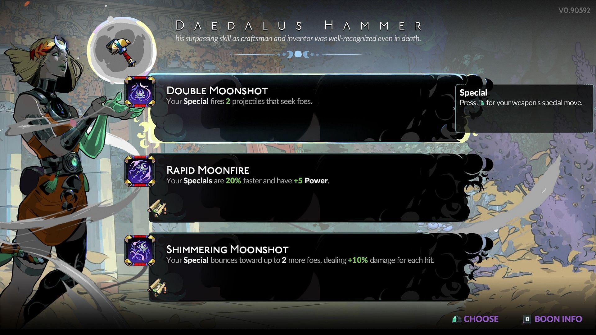 Daedalus Hammer in Hades 2