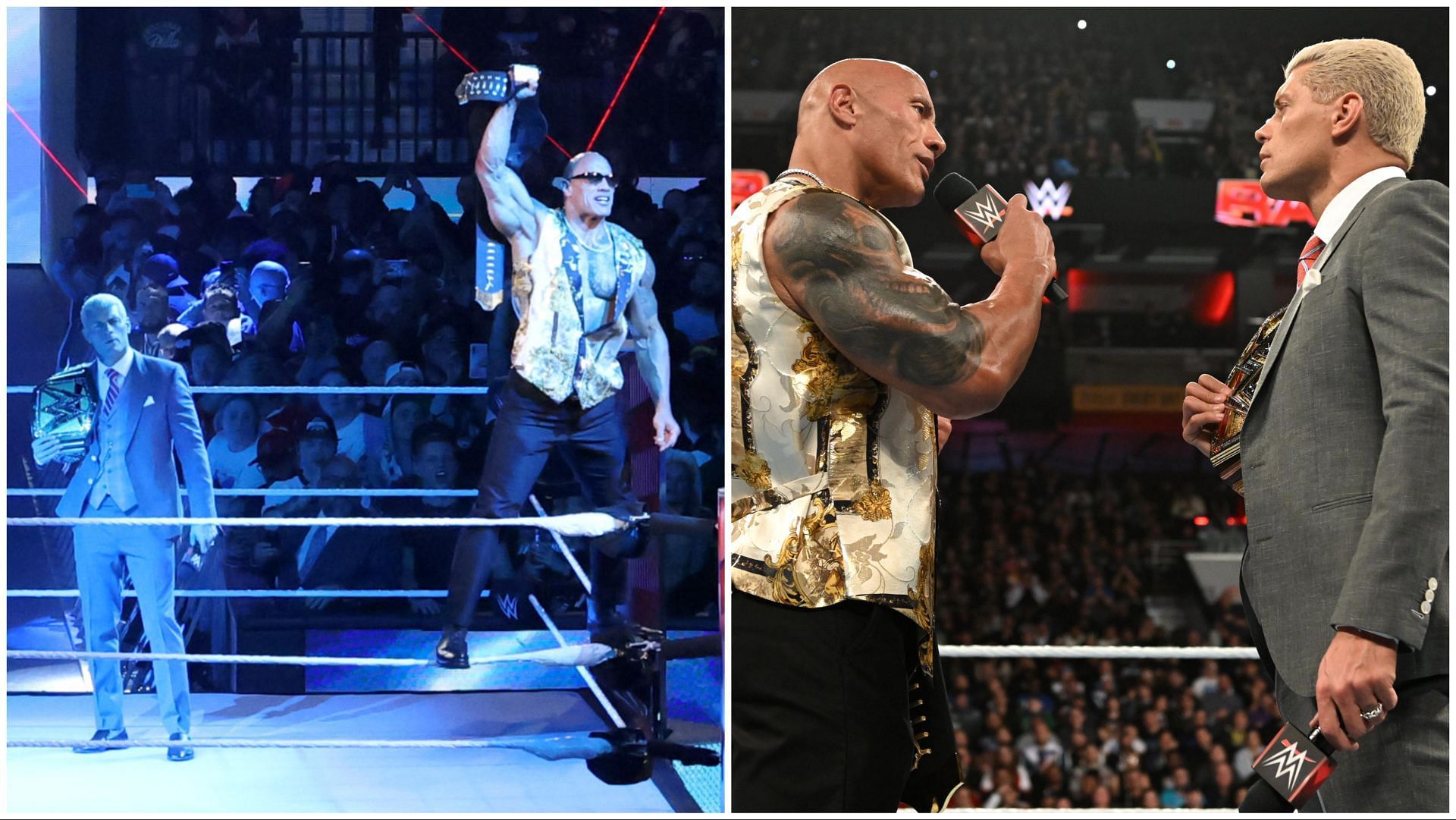 Cody Rhodes and The Rock on WWE RAW after WrestleMania XL