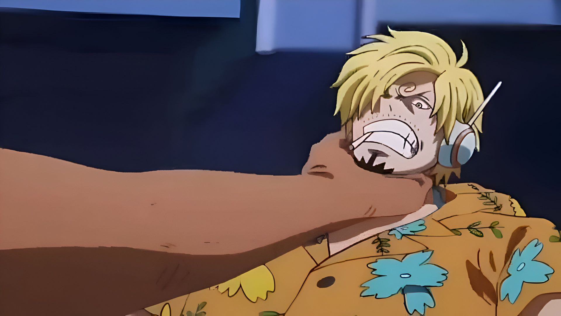 Sanji as seen in the anime (Image via Toei Animation)