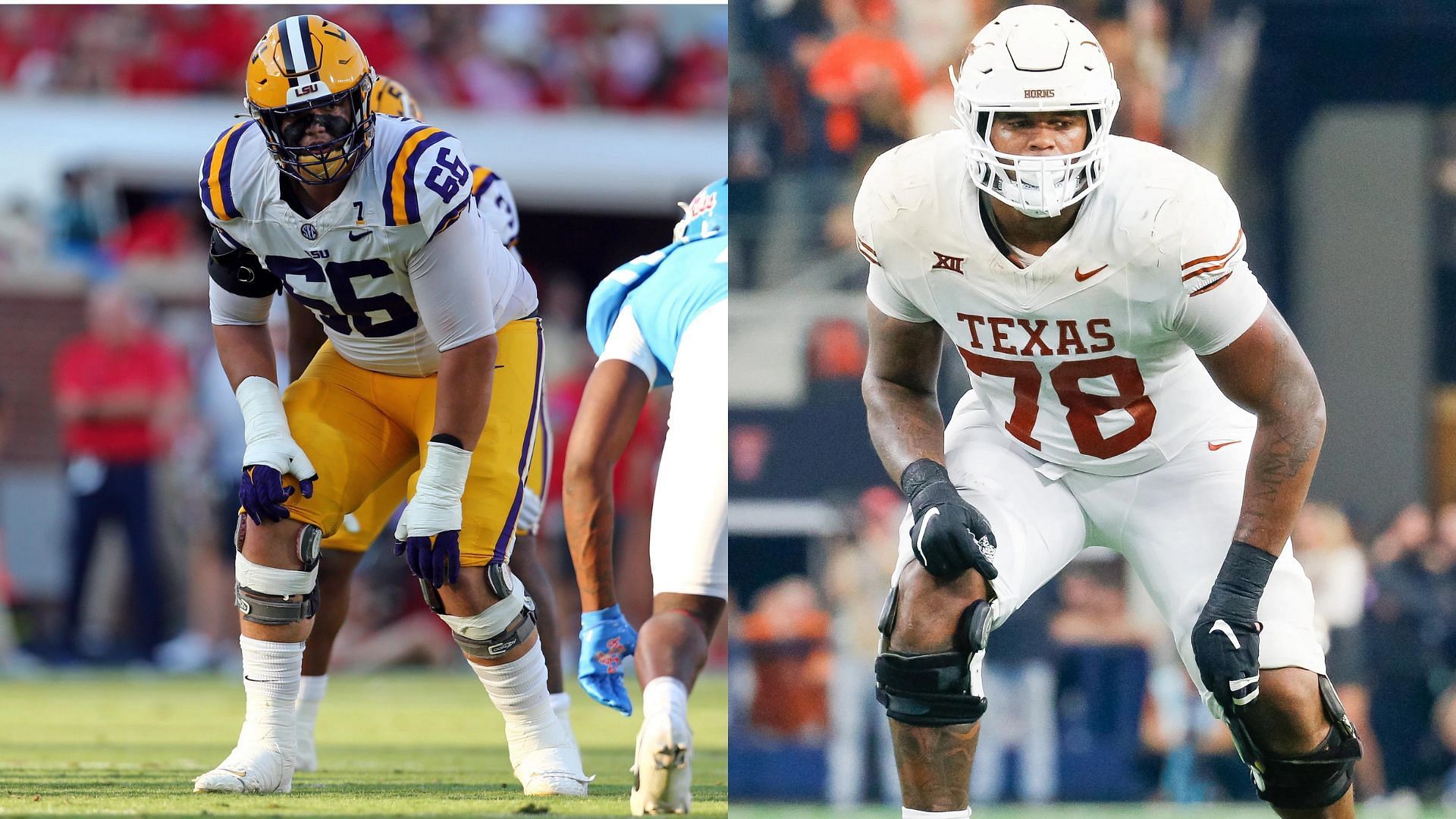 Will Campbell and Kelvin Banks Jr. rank among the top 2025 NFL Draft prospects at offensive tackle