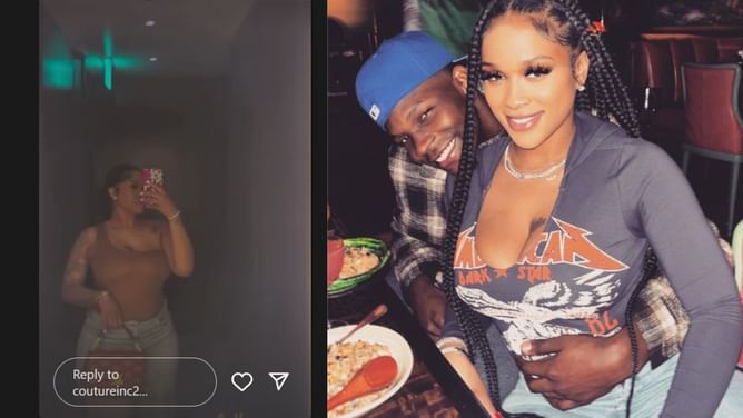 Anthony Edwards' girlfriend Jeanine Robel sports $6,750 Louis Vuitton bag after Timberwolves succumb to season-ending loss in Game 5