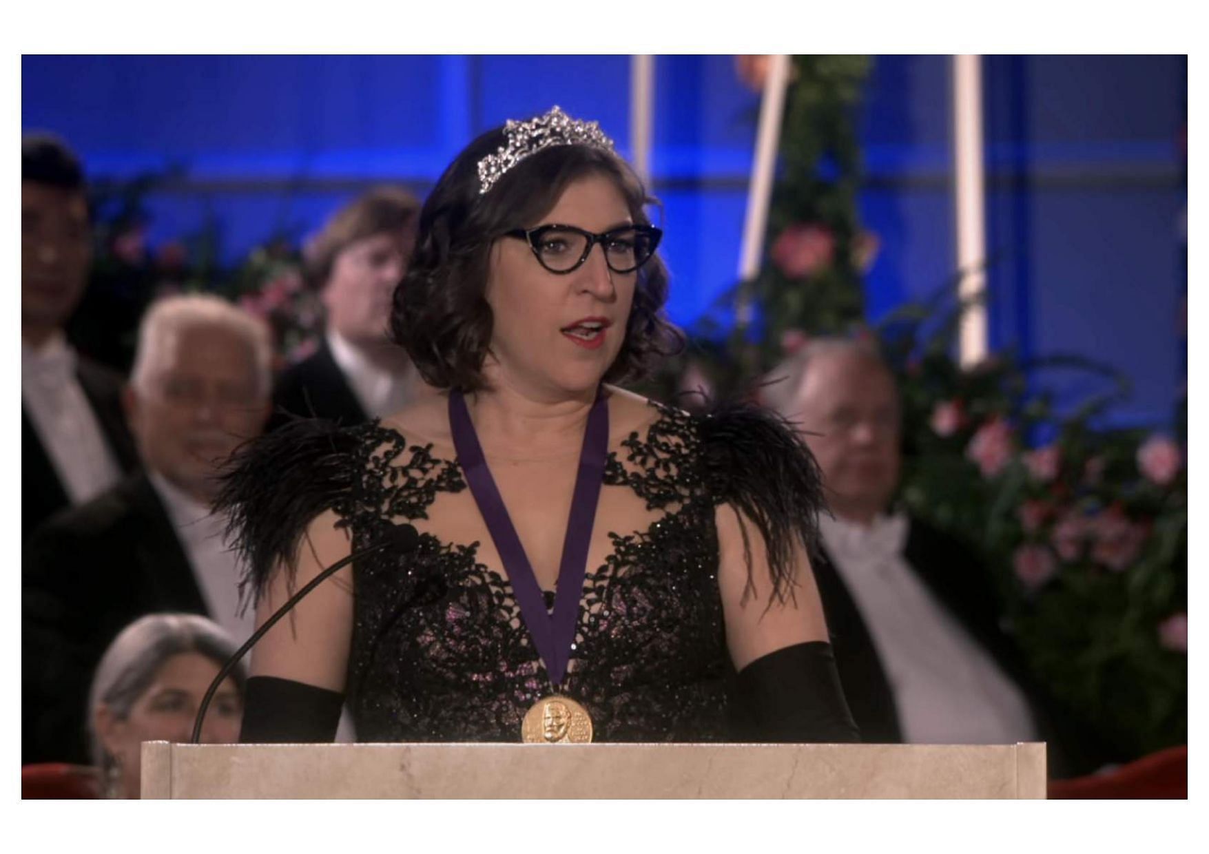 Amy&#039;s speech while receiving the Nobel Prize (Image Via Netflix)