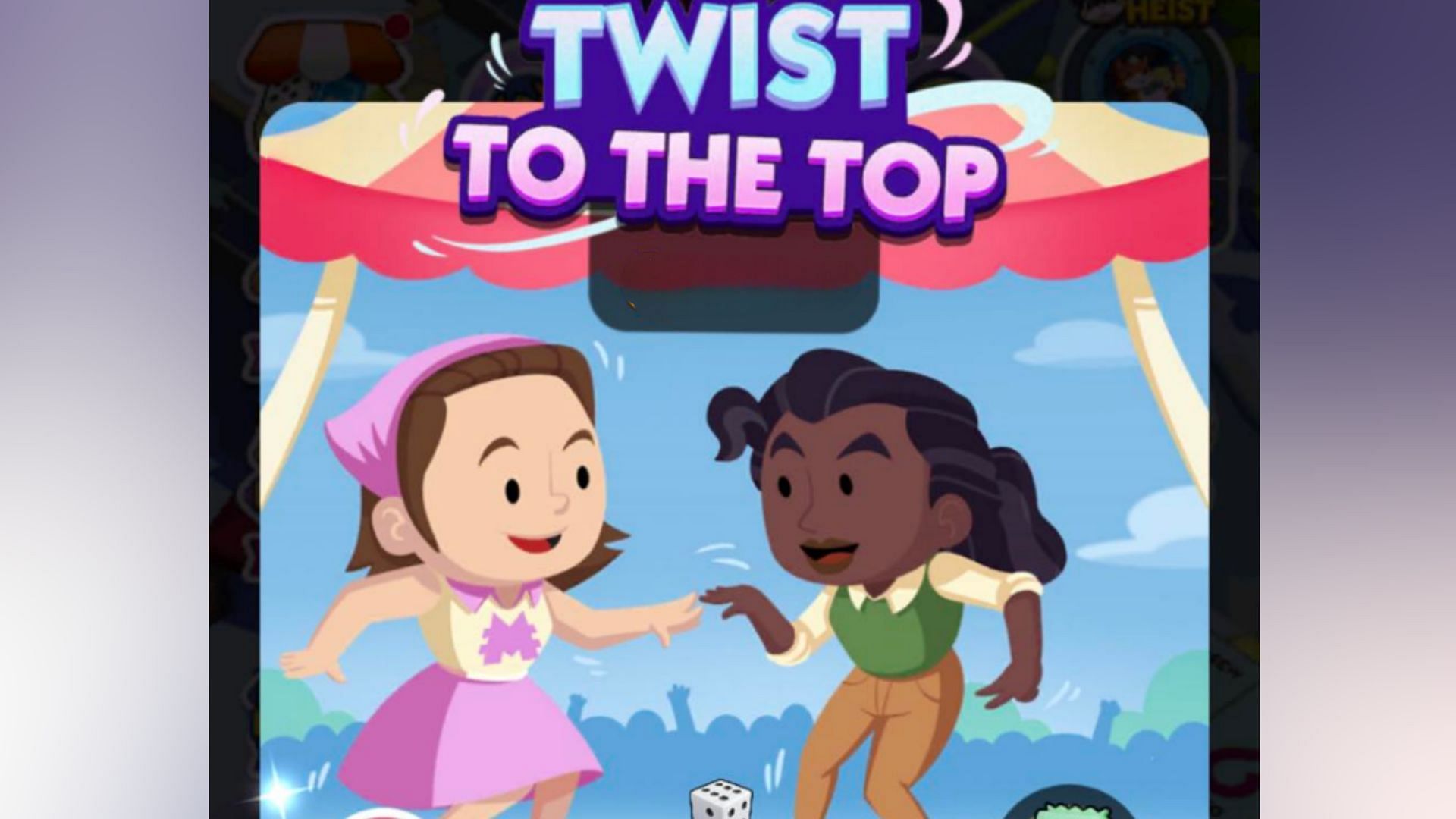 Monopoly Go Twist to the Top event is live in the title (Image via Scopely) 