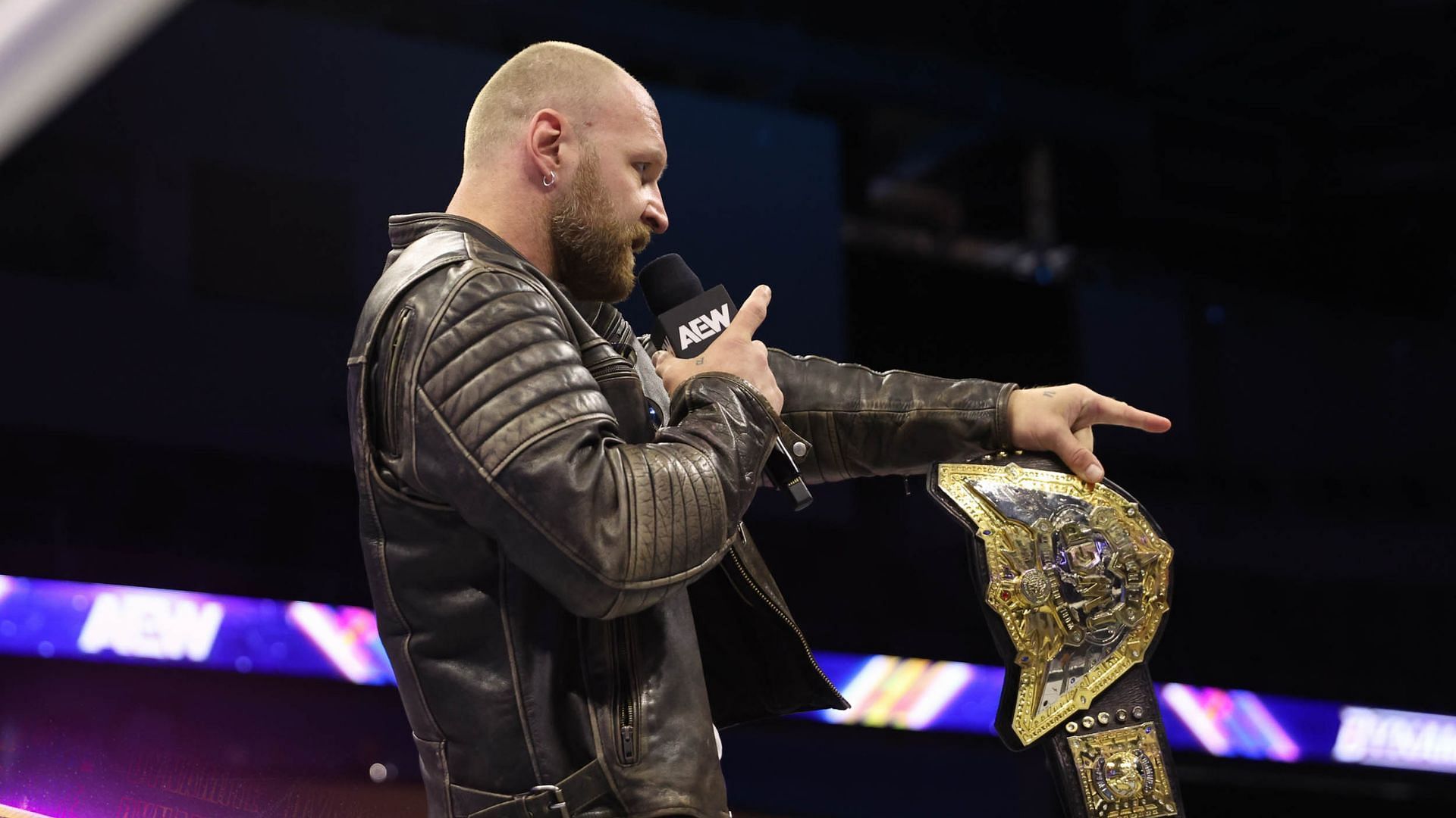 Jon Moxley is the current IWGP World Heavyweight Champion [Photo courtesy of AEW