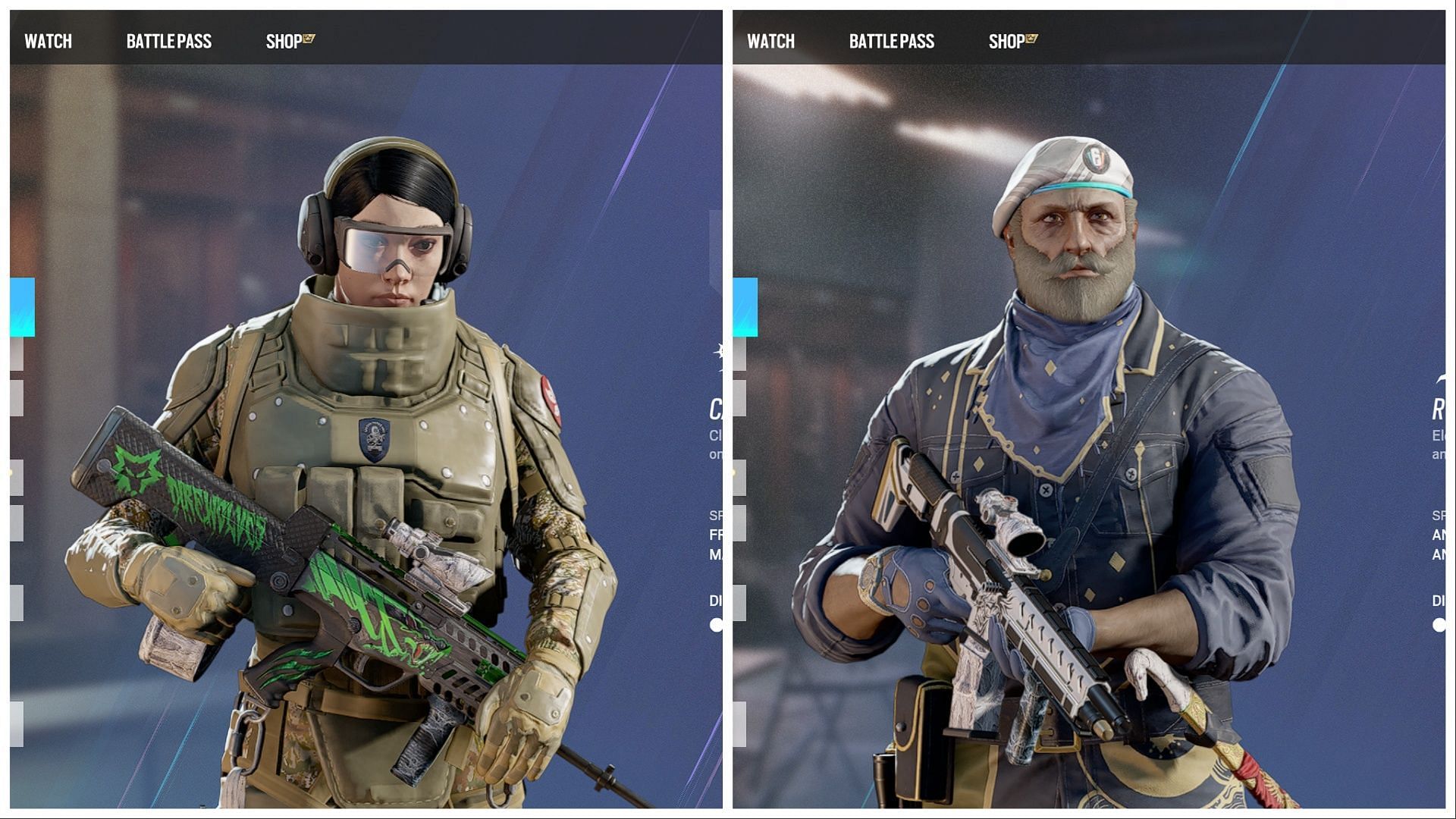 Ying and Kaid are the top Attacker and Defender picks for Border (Image via Ubisoft)