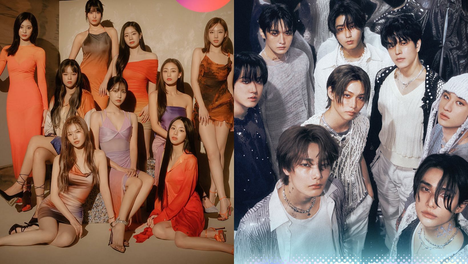 Stray Kids, TWICE, NMIXX &amp; more from JYP Entertainment announces 2024 comeback. (Images via X/@JYPETWICE and @Stray_Kids)