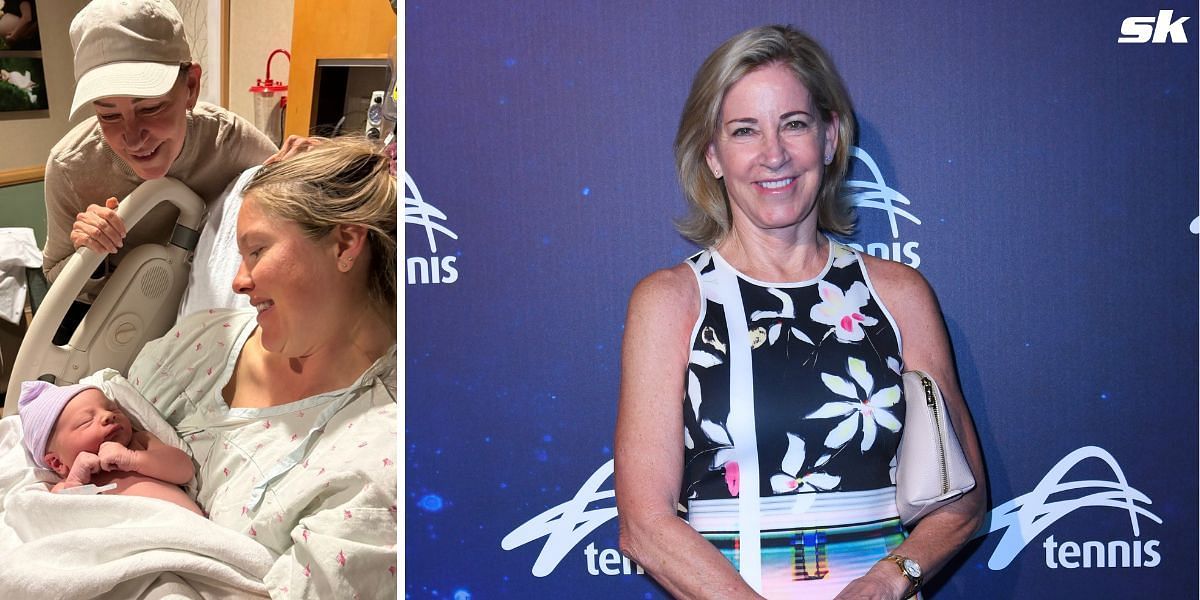 Chris Evert welcomes her grandchild (Source: Instagram/Chris Evert, GETTY)