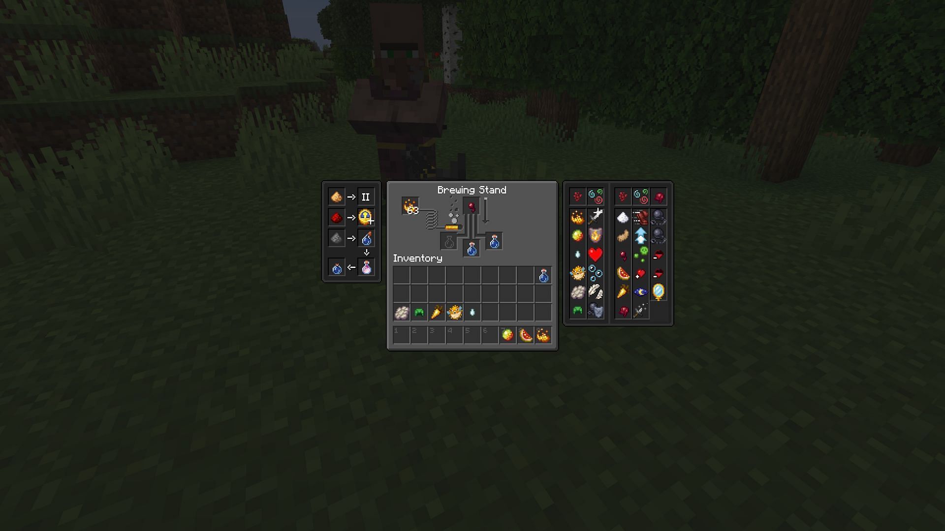 Poison potions are one of only two damaging potion types (Image via Mojang)