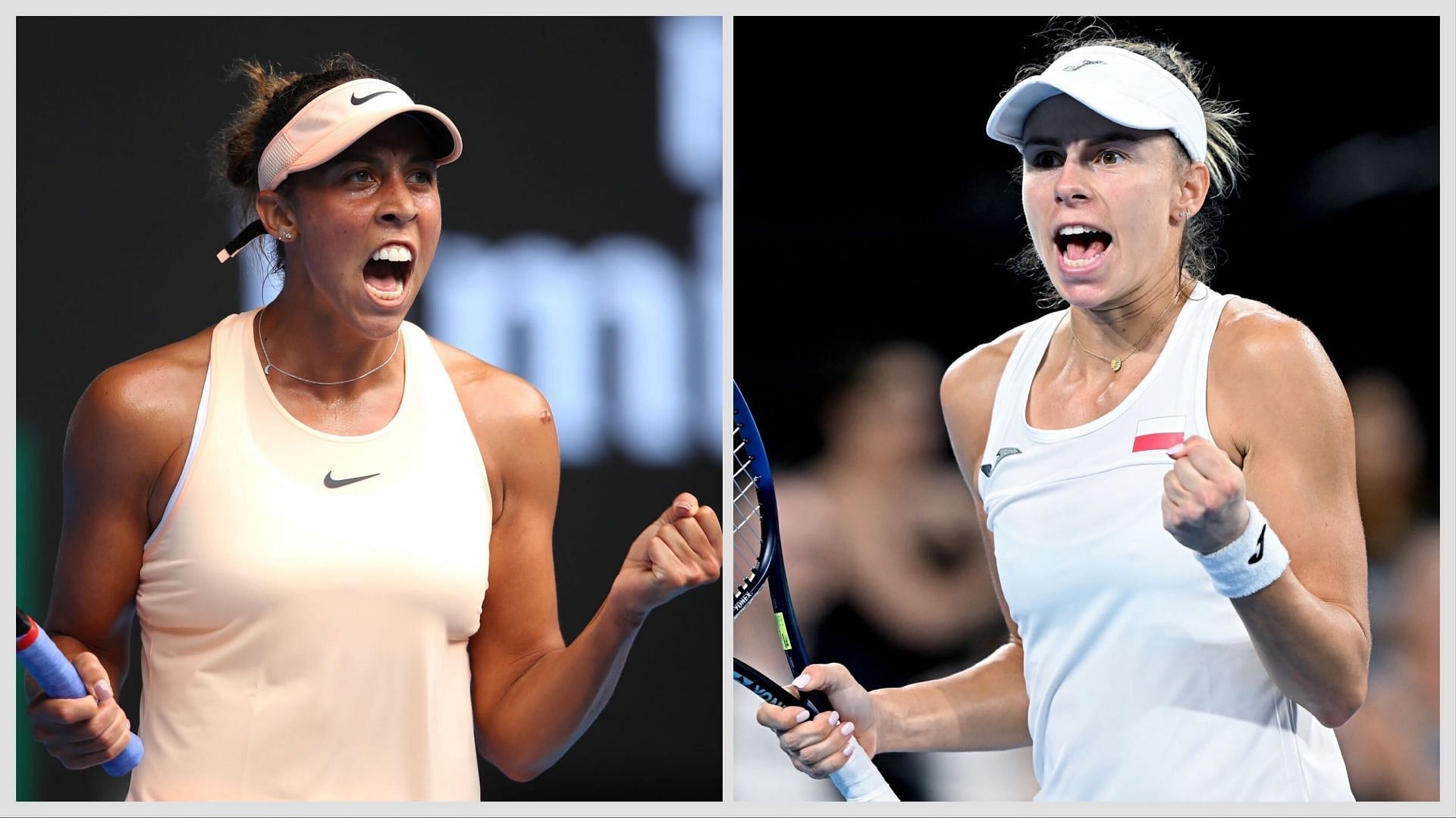 Madison Keys vs Magda Linette is one of the quarterfinal matches at the 2024 Internationaux de Strasbourg. (Photos: Getty)