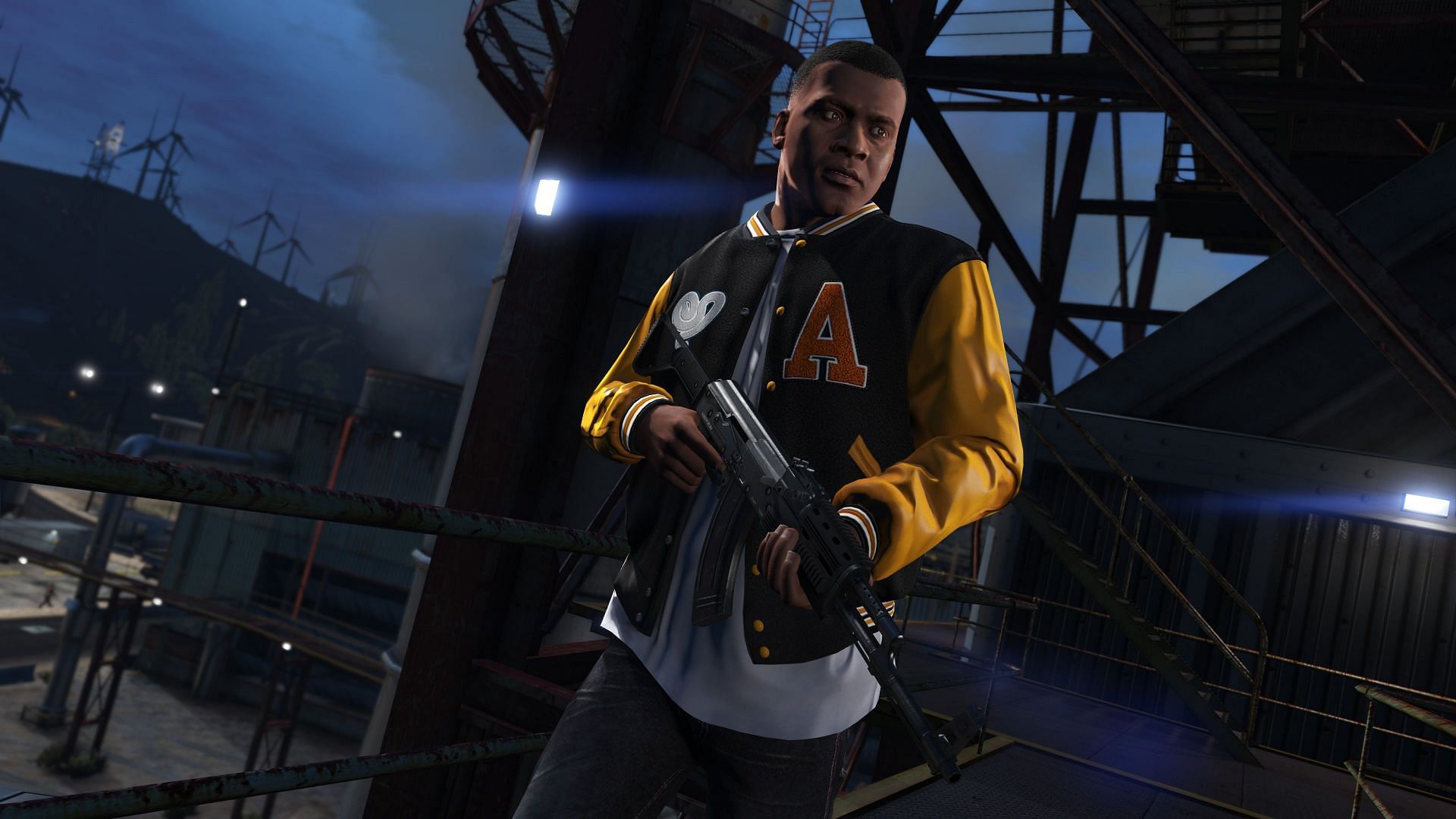 Franklin in an official screenshot (Image via Rockstar Games)