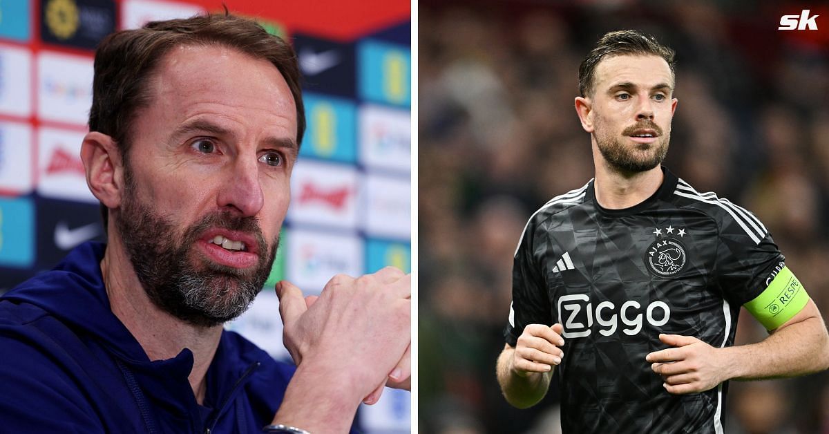 Gareth Southgate (left) and Jordan Henderson