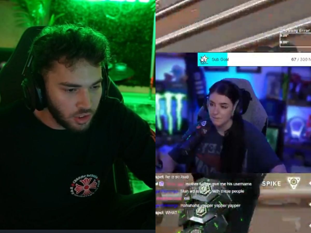 Adin Ross makes controversial reaction to a recent clip of streamer (Image via Kick/Adin Ross and Twitch/TaylorMorgan)