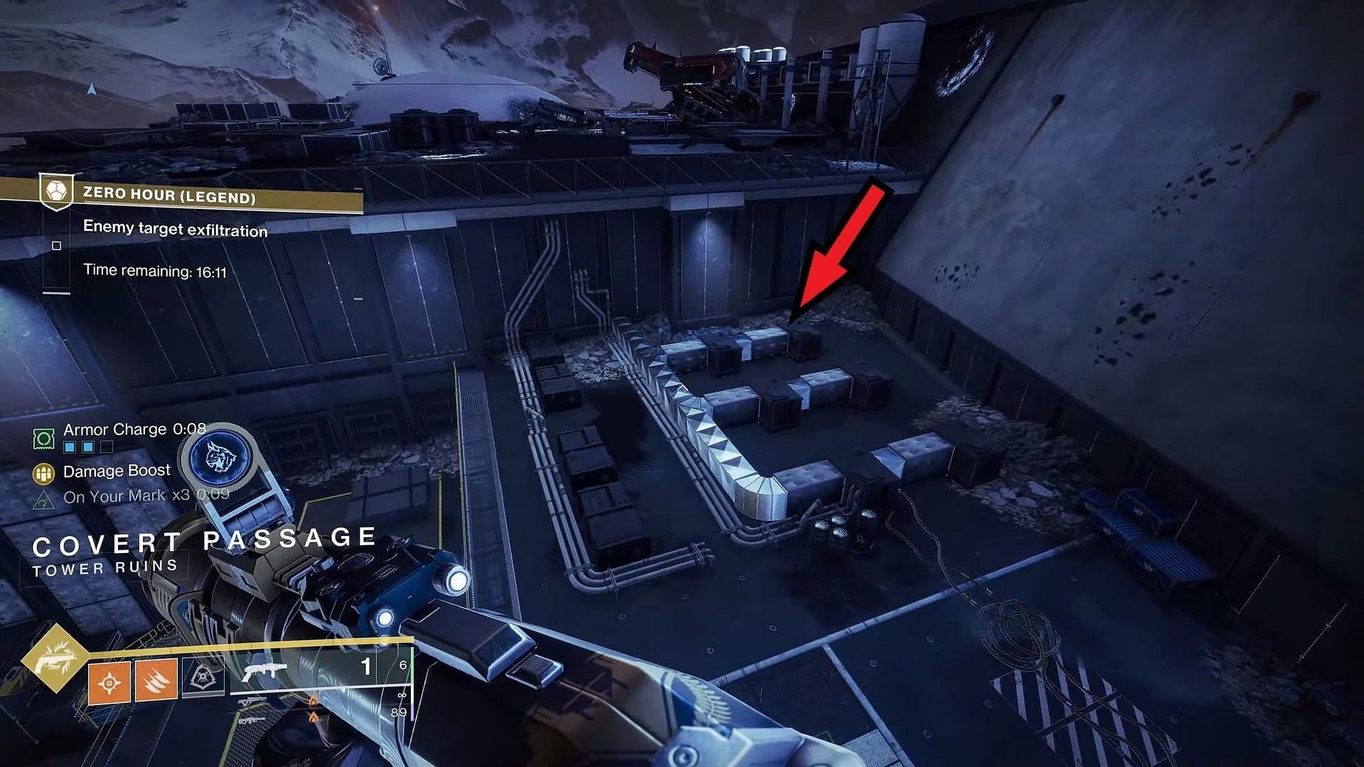 The third vent at the back in Destiny 2 Zero Hour (Image via Esoterickk YT)