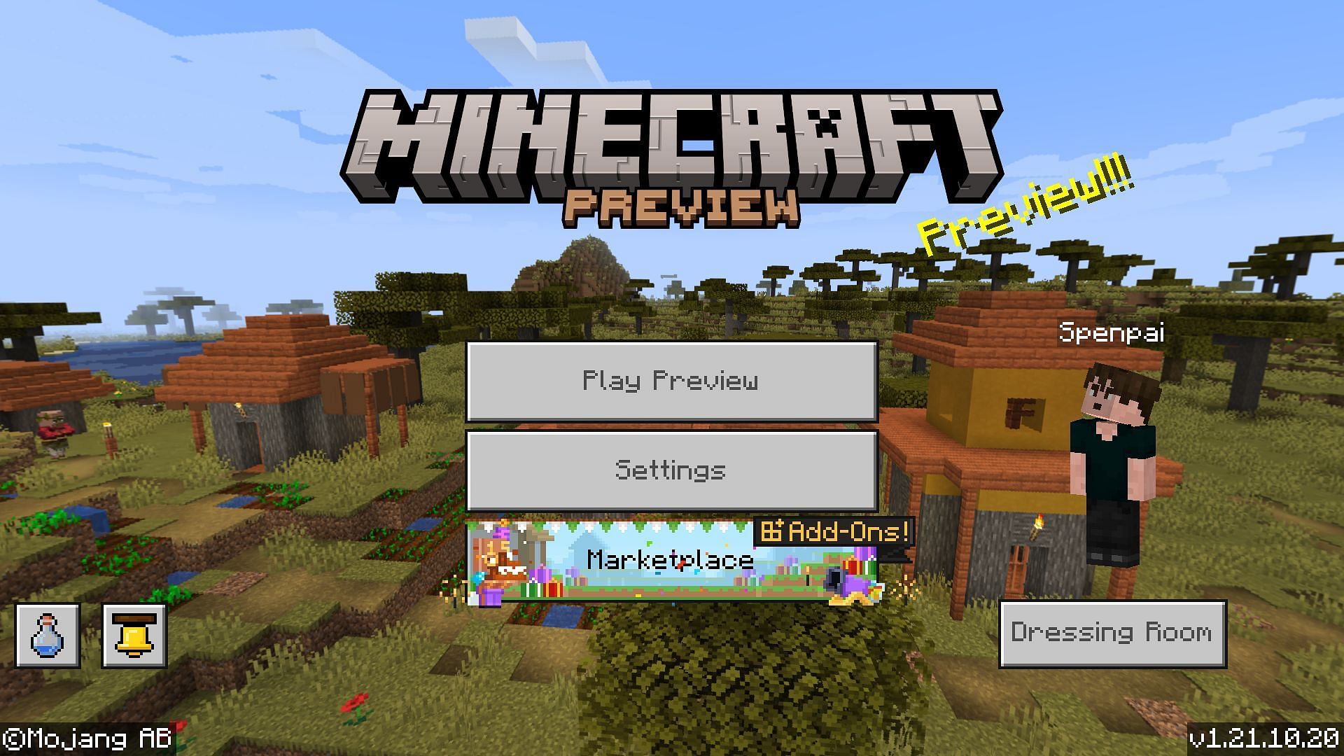 Minecraft Preview 1.21.10.20 suggests that Mojang has already finished all of the base 1.21 update (Image via Mojang Studios)