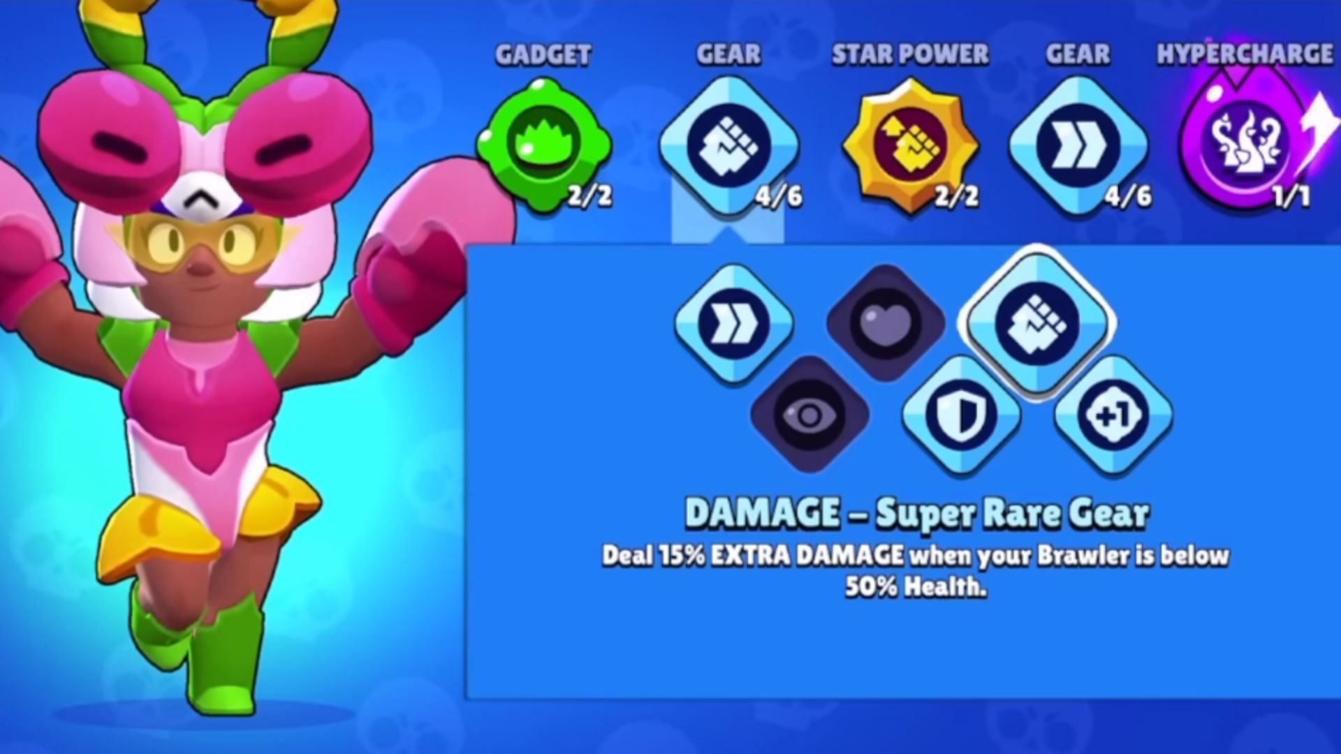Damage - Super Rare Gear (Image via Supercell)