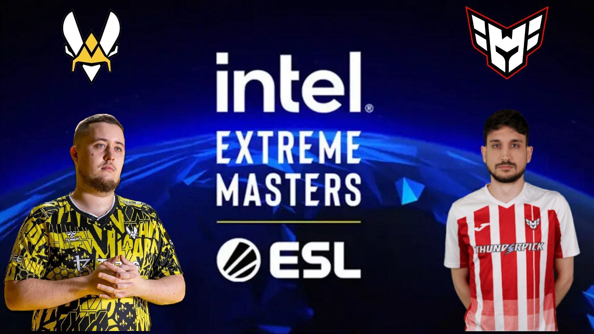 Vitality vs HEROIC at IEM Dallas 2024 (Image via Sportskeeda|| Assets via Vitality || prosettings.net || HEROIC)