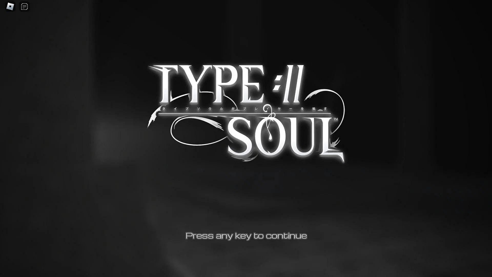 Type Soul title screen (Image via Roblox)