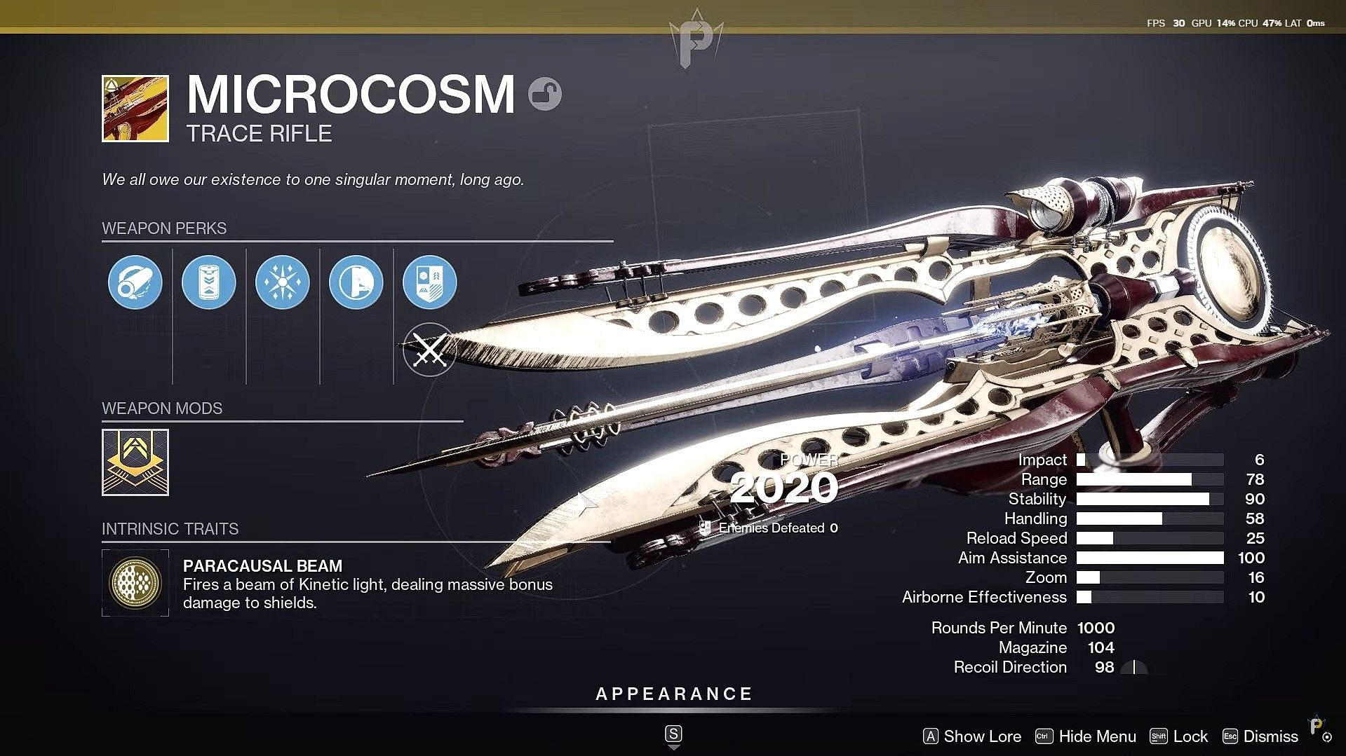 The Microcosm in Destiny 2 (Image via YouTube/FalloutPlays)