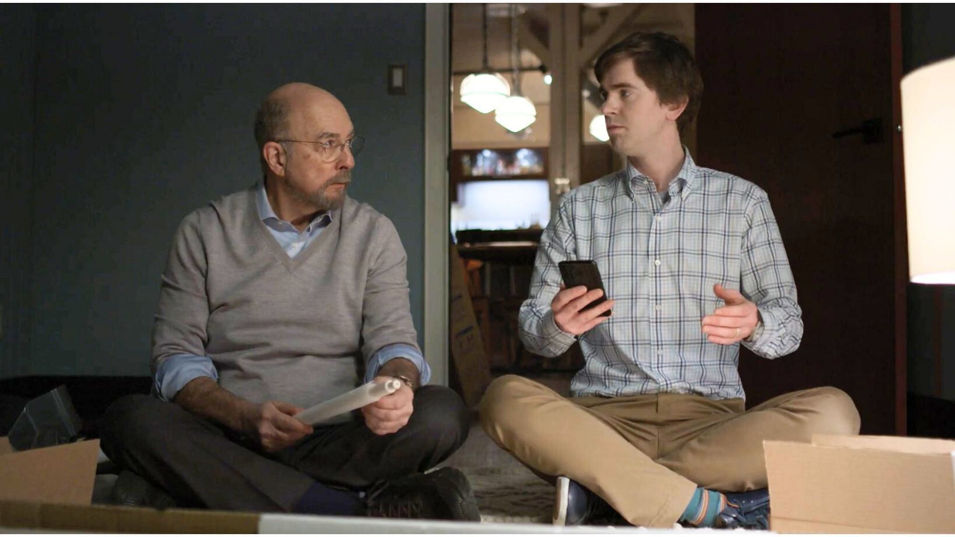 Dr. Glassman and Shaun Murphy (Image via X/@GoodDoctorABC)