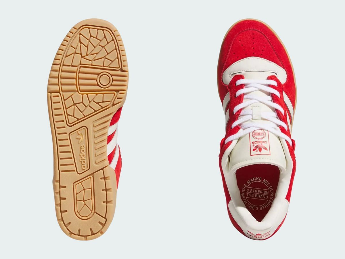 Adidas Rivalry 86 Low &ldquo;Better Scarlet&rdquo; sneakers (Image via Adidas)