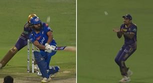 [Watch] Clueless Rohit Sharma throws away his wicket for 19 off 24 balls in KKR vs MI IPL 2024 match