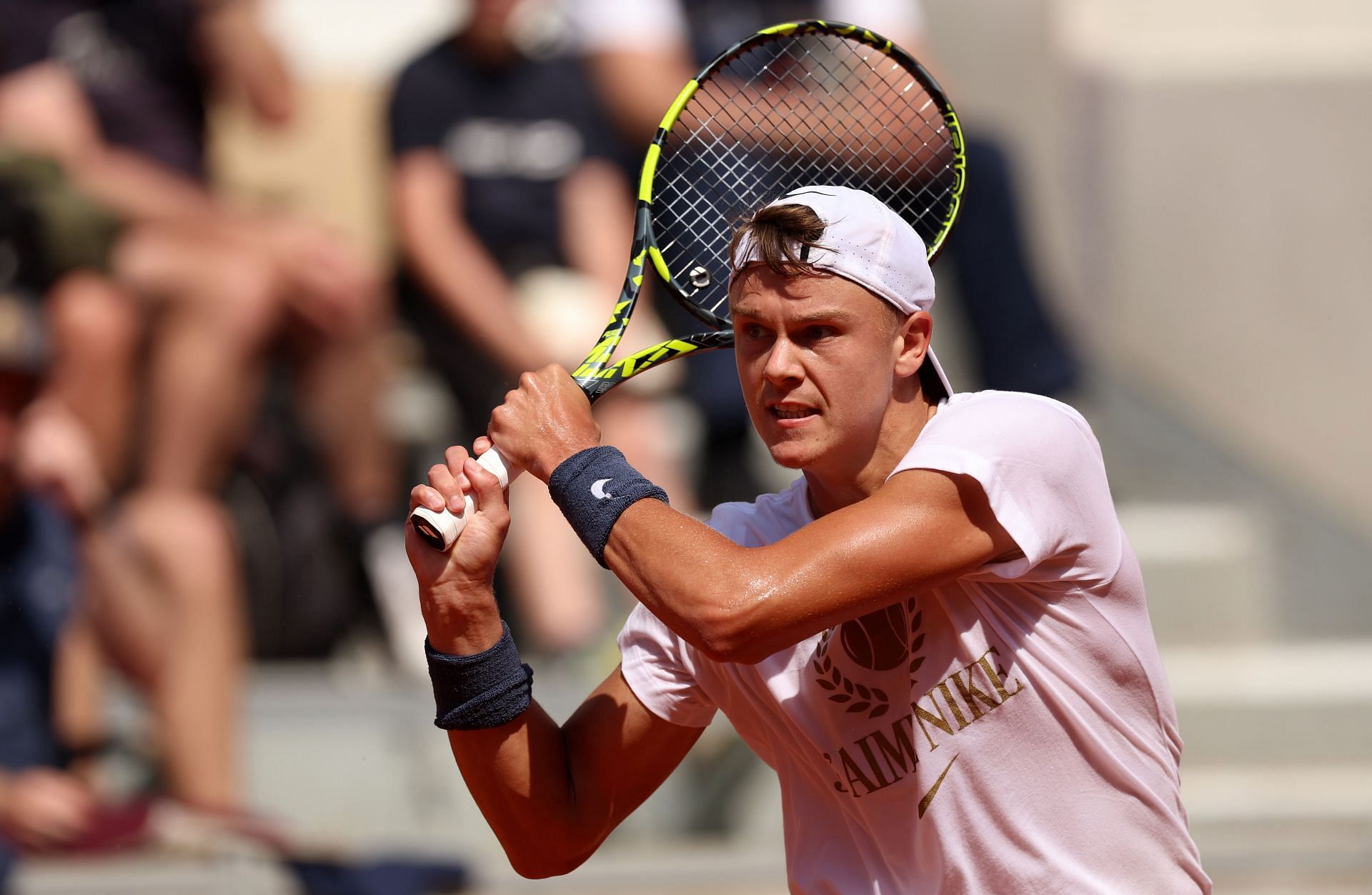 Rune at the 2024 French Open. (Photo: Getty)