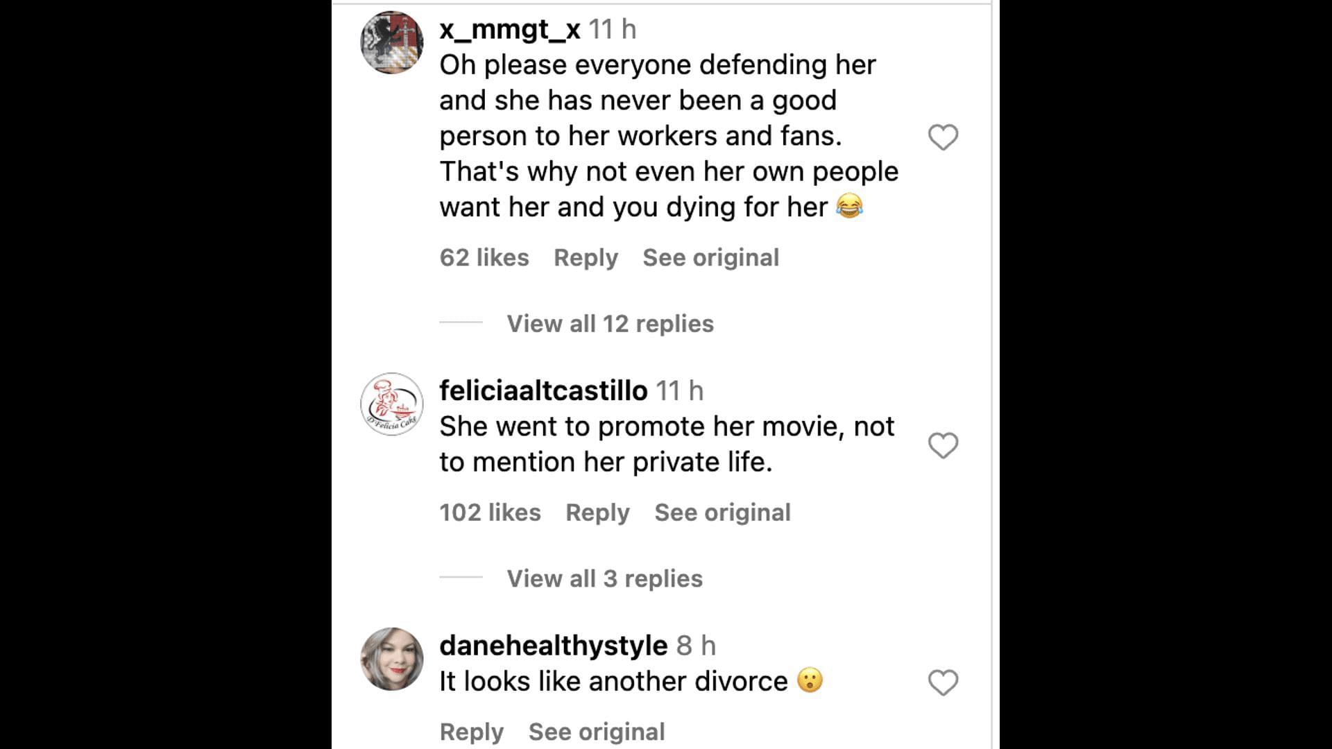 Netizens respond as a reporter asks Lopez about her alleged divorce with her husband, Ben Affleck. (Image via Instagram/@ElGordoyLaFlaca)