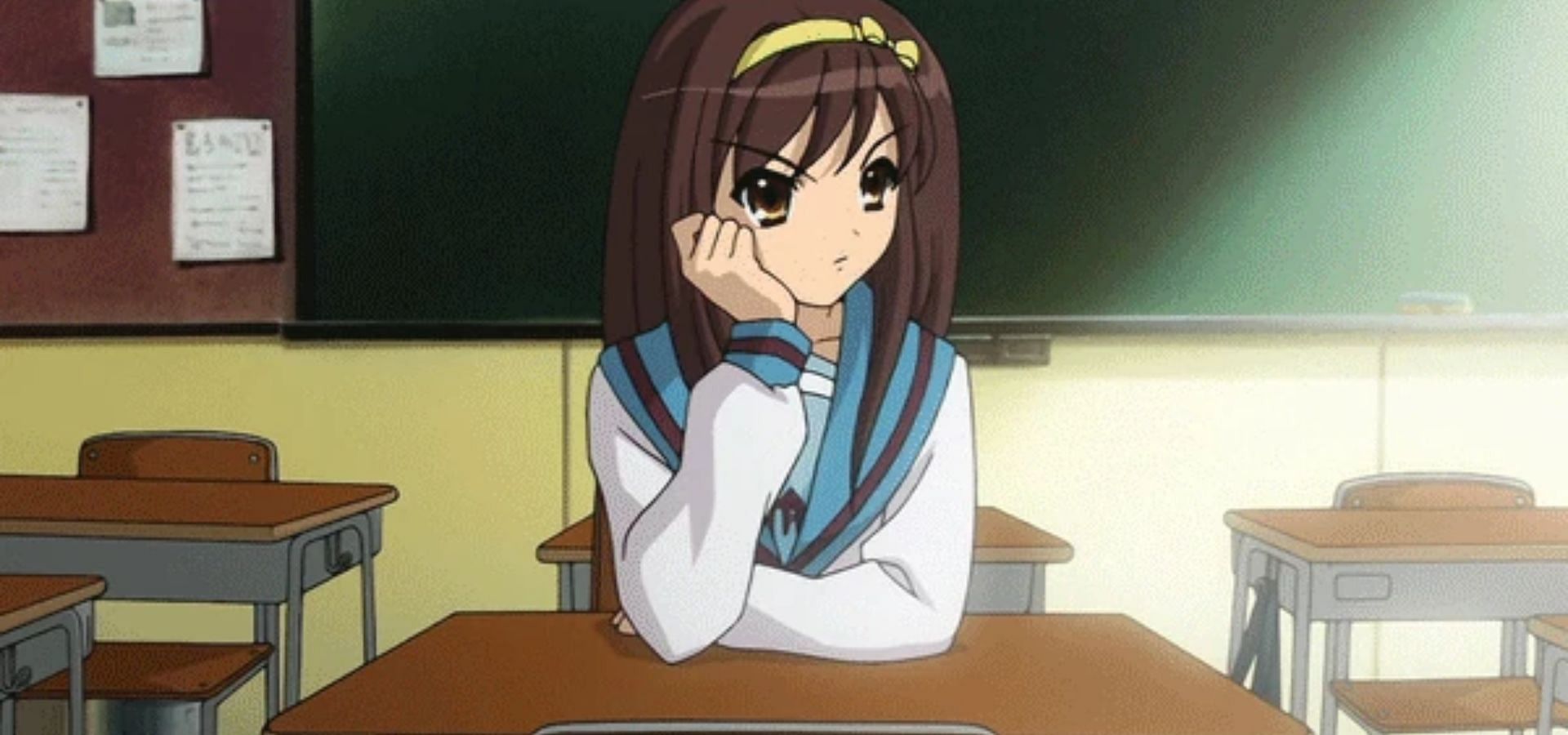 Haruhi Suzumiya (image via Gainax Production)