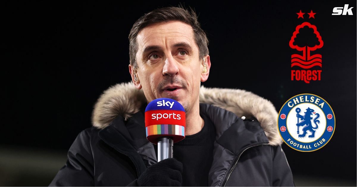 Gary Neville predicts a draw between Chelsea and Nottingham Forest