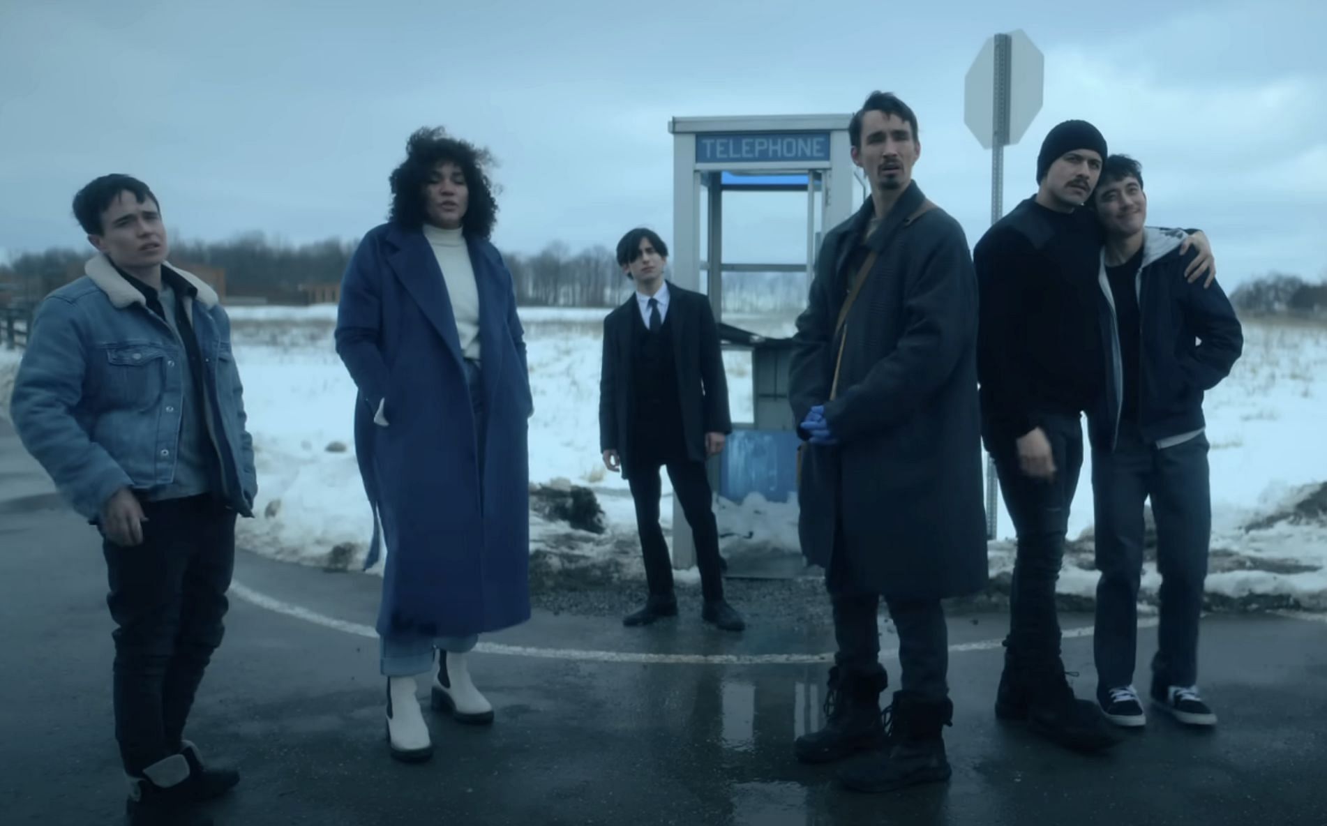 A still from the The Umbrella Academy season 4 teaser. (Image via Netflix)