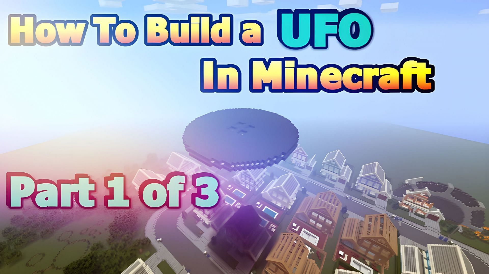 Flat UFO (Image via Mojang Studios || YouTube/MetalCraft Gaming)