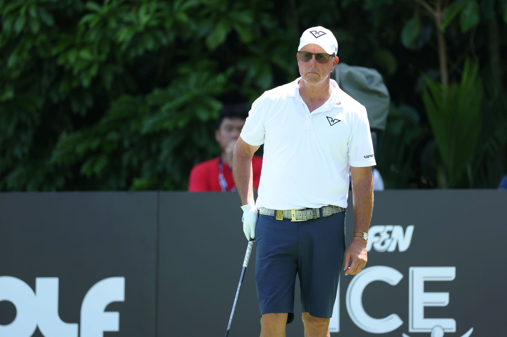 Phil Mickelson during the LIV Golf Invitational in Singapore