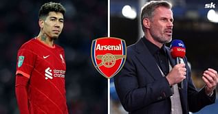 "He'll get goals but he won't get an avalanche" - Jamie Carragher likens Arsenal attacker to Liverpool icon Roberto Firmino