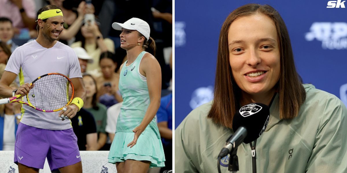 Iga Swiatek on seeing Rafael Nadal in-person for the first time at French Open 2017