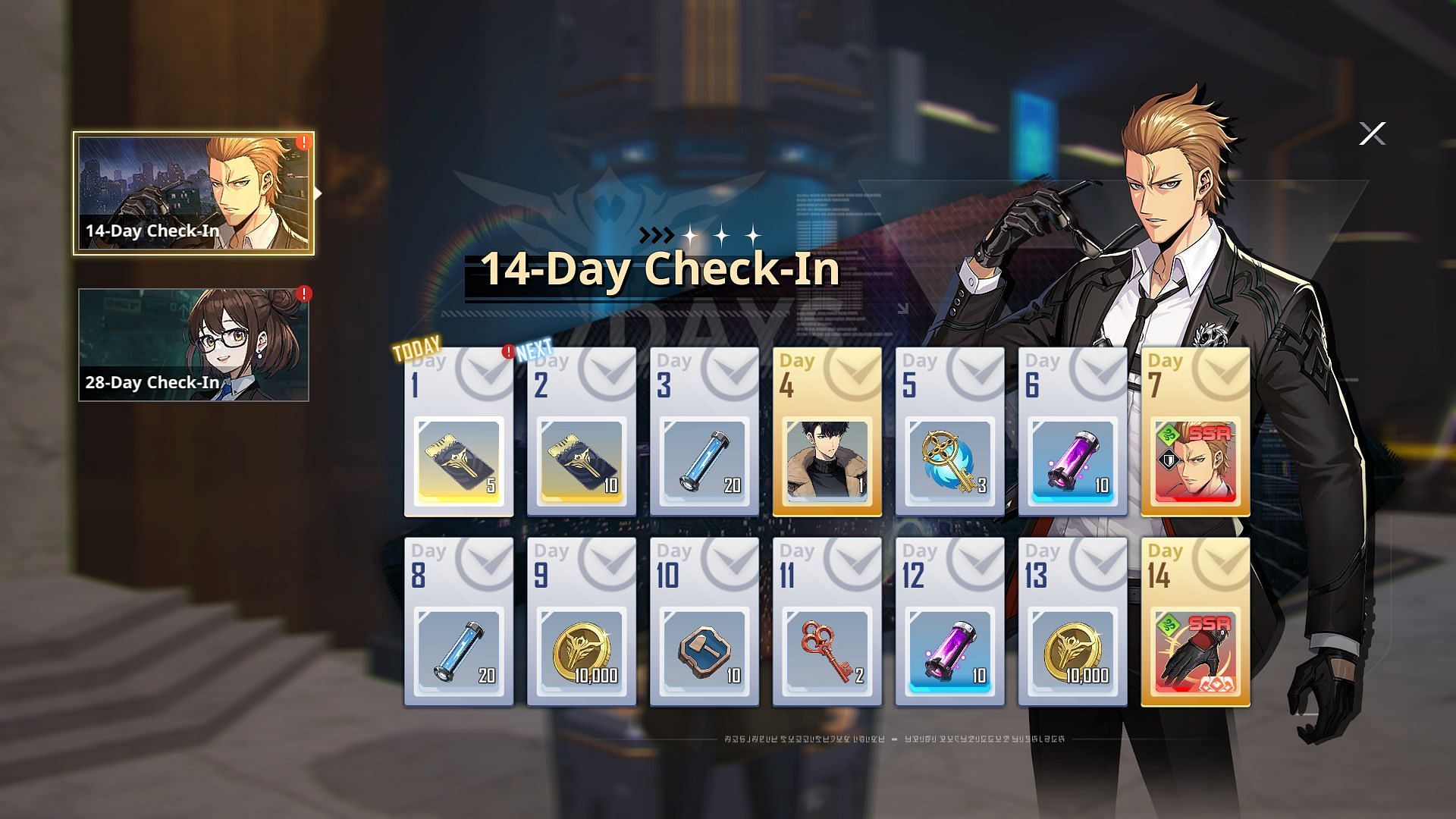 The launch rewards are actually nice (Image via Netmarble)