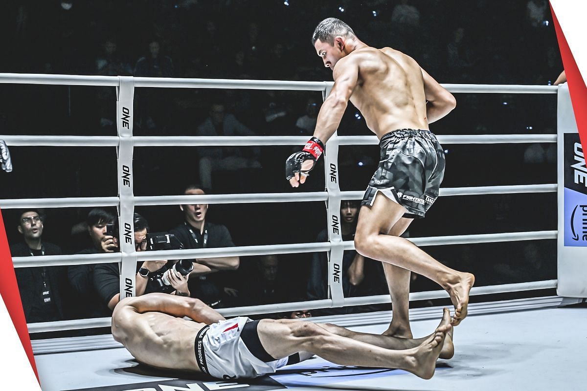 Akbar Abdullaev admits he barely broke a sweat in knockout win over Halil Amir. -- Photo by ONE Championship