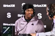 Michael Penix at SiriusXM at Super Bowl LVIII, February 7