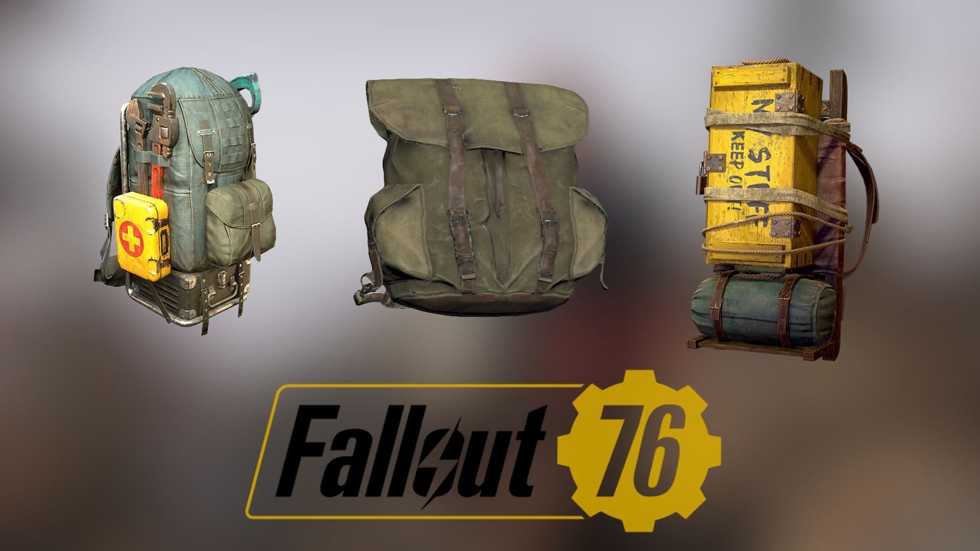 All backpacks in Fallout 76 (Image via Bethesda Game Studios)