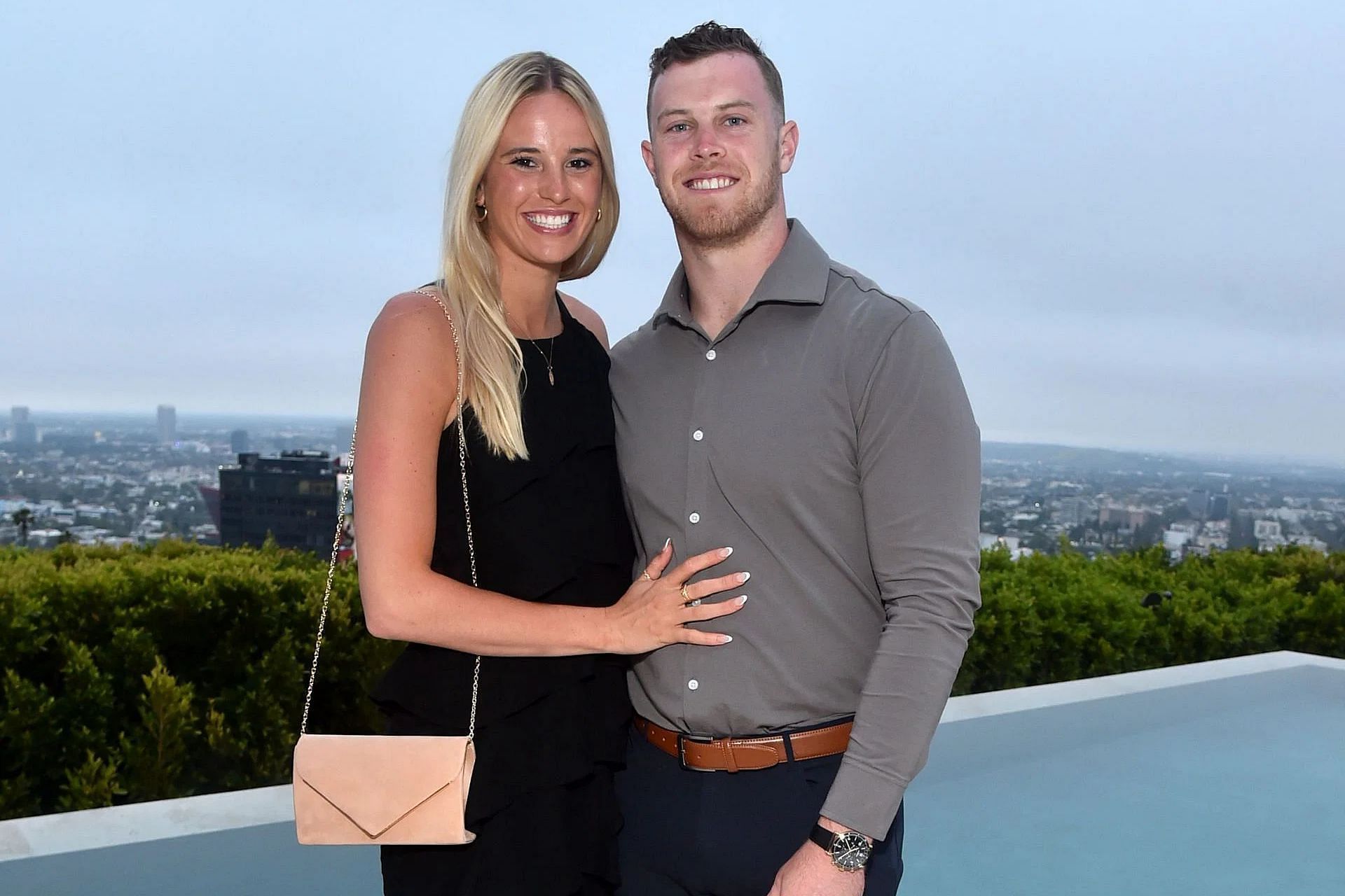 Luke Schoonmaker cheers on as girlfriend Whitney Sollom celebrates graduation