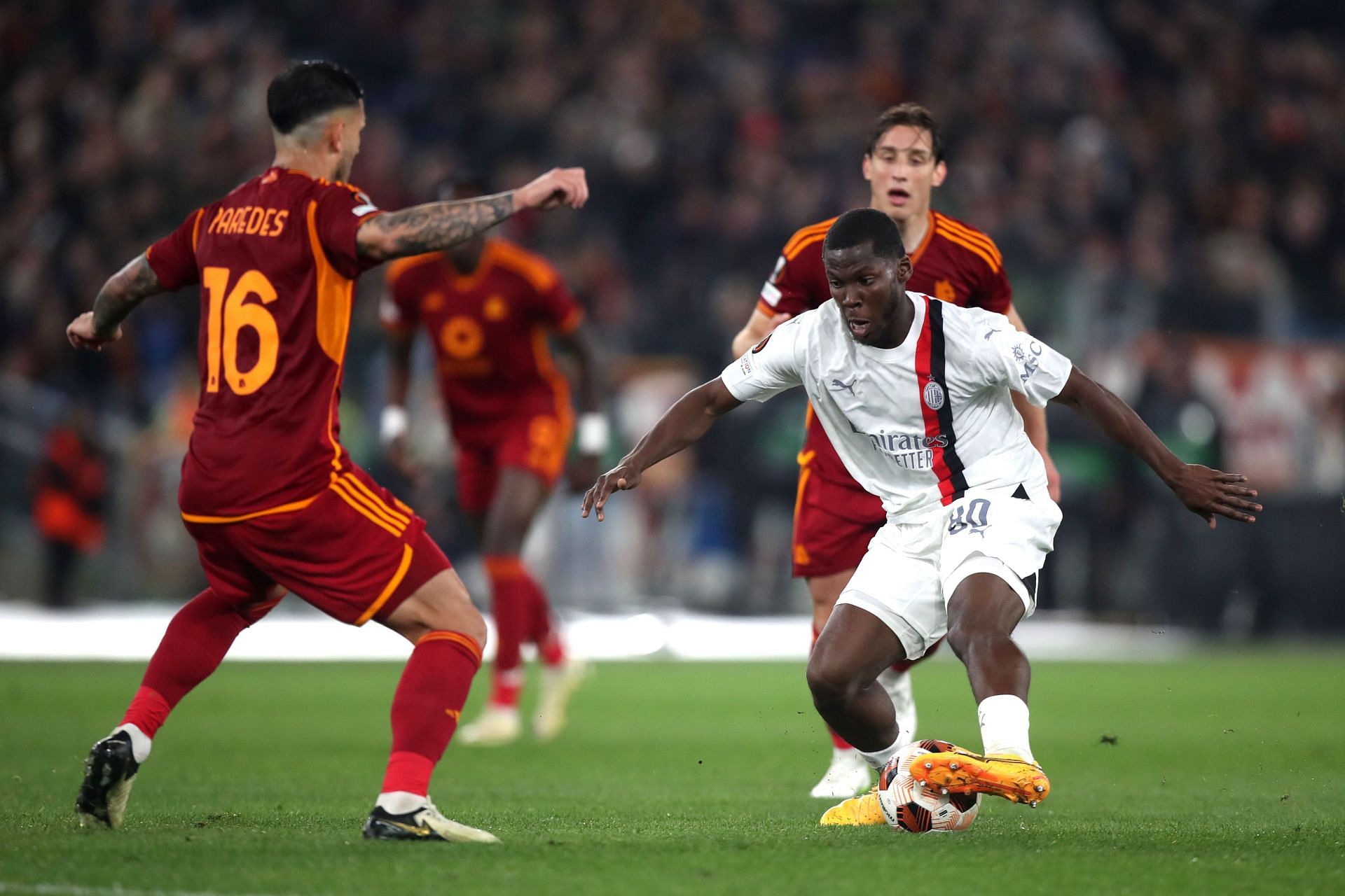 AS Roma v AC Milan: Quarter-Final Second Leg - UEFA Europa League 2023/24