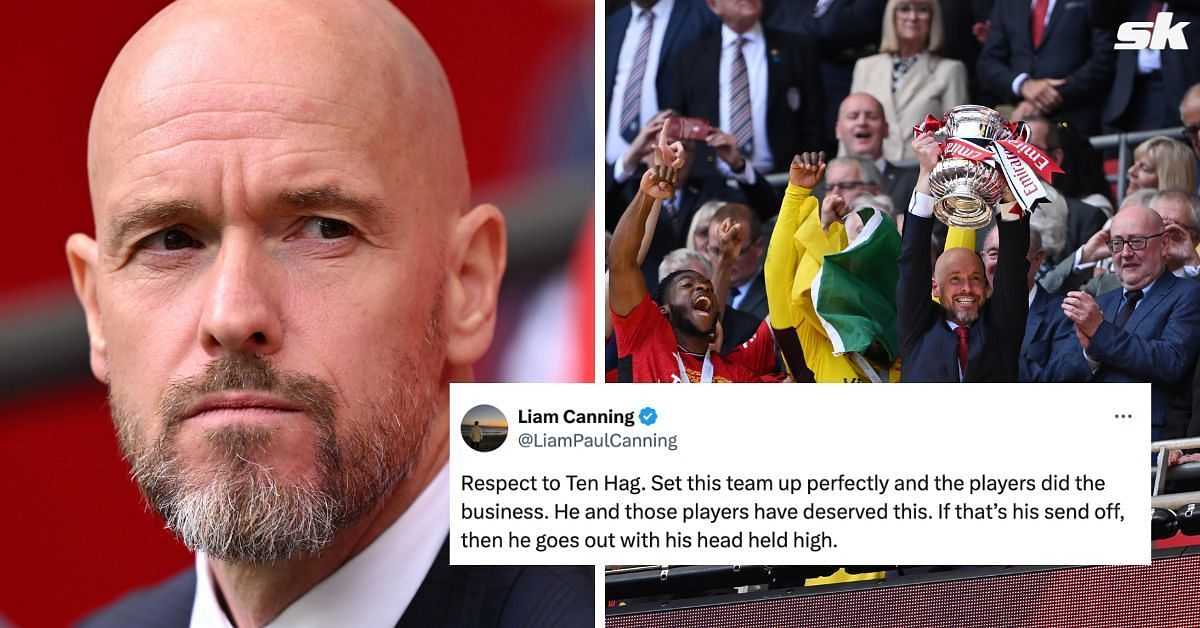 Fans took to Twiiter to discuss Erik ten Hag